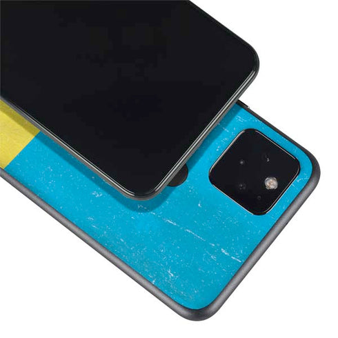 Ukraine Flag Distressed Google Pixel 5 Skin